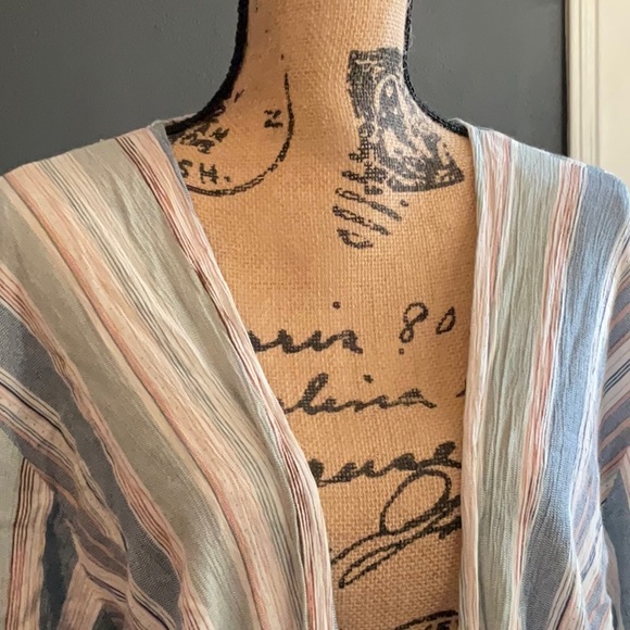 Mustard Seed Kimono Tie Wrap Shawl - Picture 2 of 5